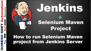 #6 Jenkins Tutorial for Beginners | How to Run Selenium Maven Project in Jenkins Server