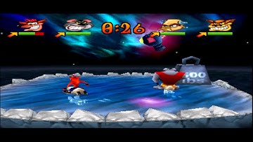 Crash Bash MINIGAME Polar push - POLAR PANIC