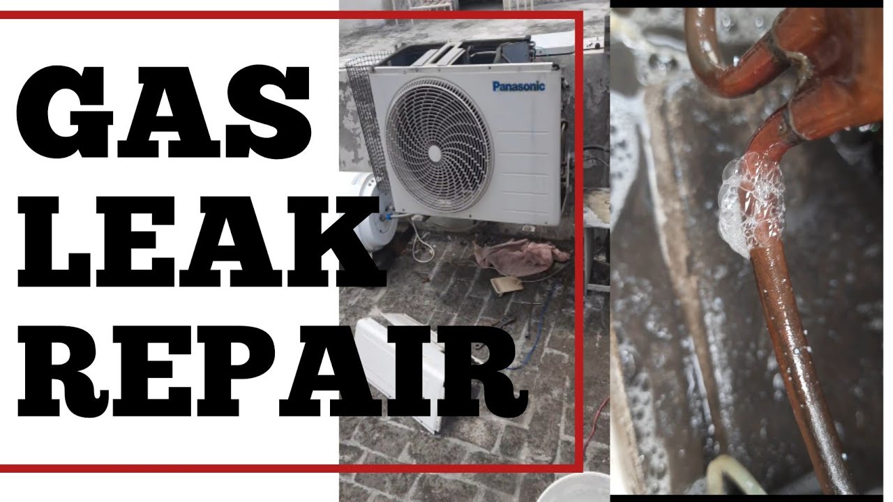 PANASONIC SPLIT AC GAS LEAK REPAIR RABAL ENGINEERS YouTube