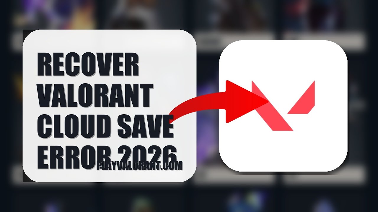 How To Recover Valorant Cloud Save Error 2026 (QUICK FIX)
