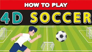 How To Play 4D Soccer? this Soccer game played with 2 goalkeepers and 10 on field players. screenshot 5