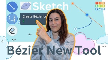 New Sketch Tool: Create a Cloud Using Bézier Curves in Tinkercad