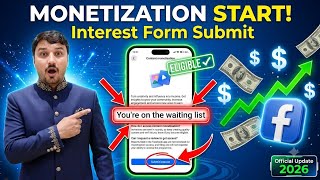 How To Submit Your Interest Form for Content Monetization | Facebook Monetize Kaise Kare 2026