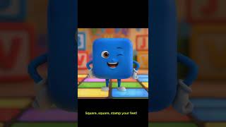 Learn Shapes With Fun | Circle, Square, Triangle! | Learn With Rhymes #shorts