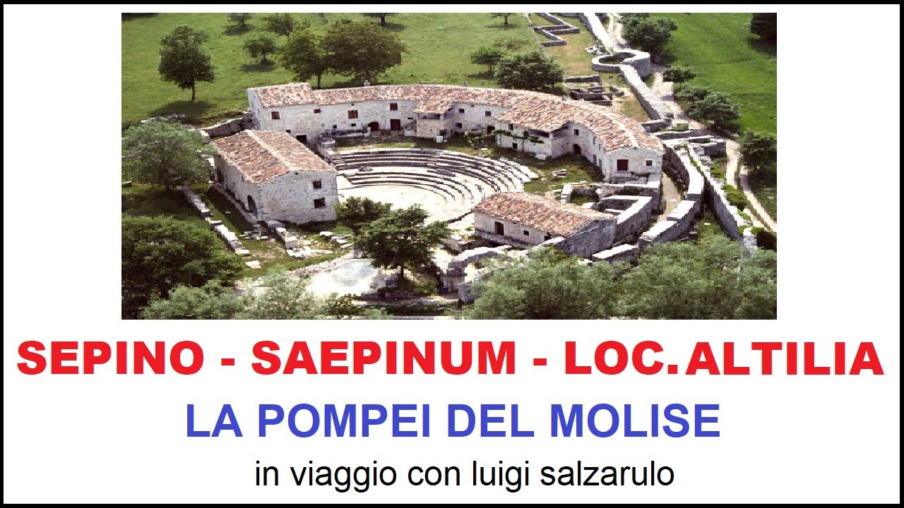 SEPINO - SAEPINUM - LA CITTA' ROMANA - Area Archeologica - Localita' ALTILIA (SEPINO -CB- Molise)