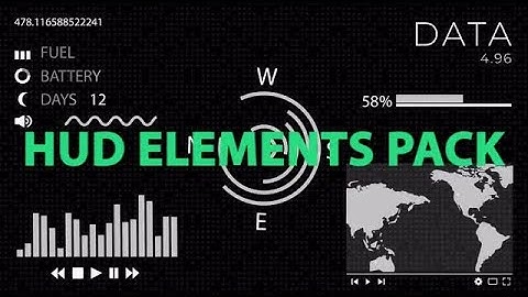HUD Elements Pack Motion Graphics Templates