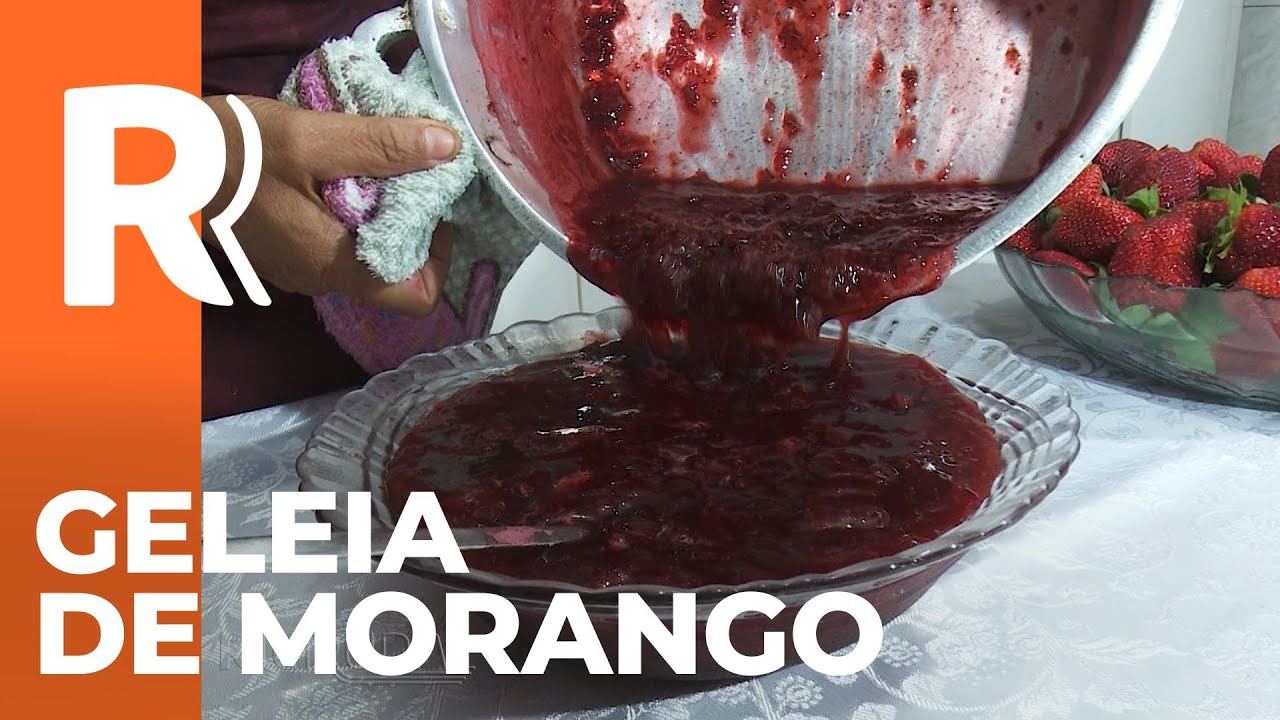 GELEIA DE MORANGO Receita Super Fácil #63 como fazer chimia DE