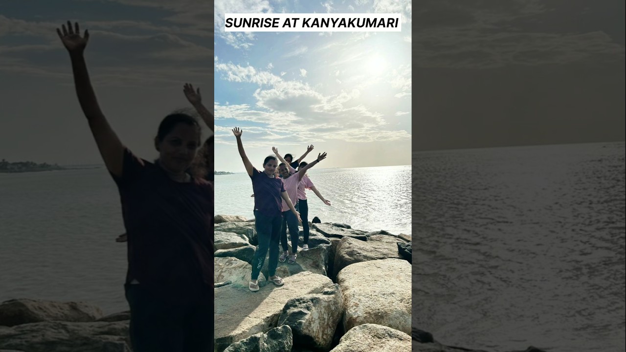ВОСХОД СОЛНЦА В КАНЬЯКУМАРИ | ТУРИСТИЧЕСКОЕ МЕСТО В ТАМИЛНАДУ | ПЛЯЖ | 