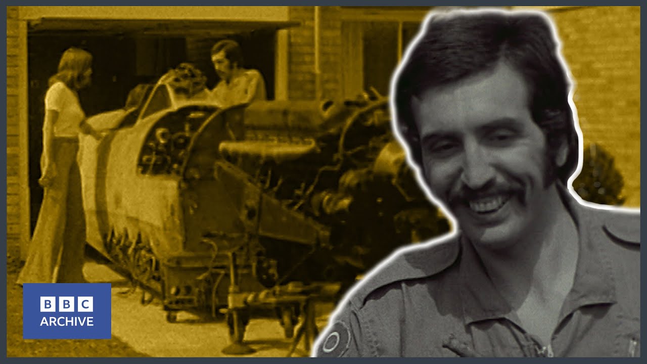 1973: Luton man's GARAGE SPITFIRE REPAIR | Nationwide | Weird and Wonderful | BBC Archive