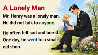Learn English with Stories ⭐ A Lonely Man | Level 3 English Listening & Speaking Practice