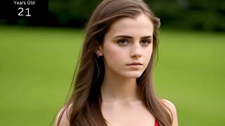 Ai Time Lapse Inspired By The Appearance Of Emma Watson