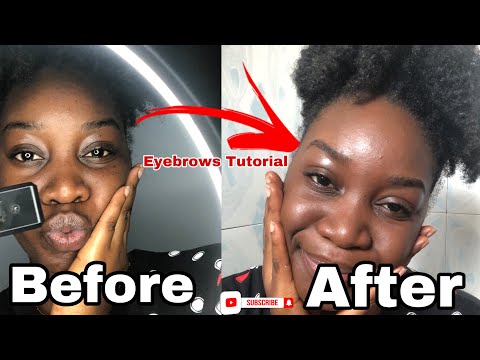 Видео: HOW TO: DRAW YOUR BROWS NATURALLY QUICK AND EASY LIKE A PRO ||Beginner Friendly||