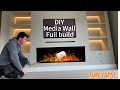 DIY CUSTOM MEDIA WALL        (Timelapse)