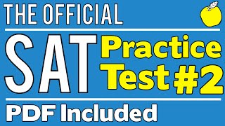 New SAT - Official Test #2 - Math Section 3 - Q1-20