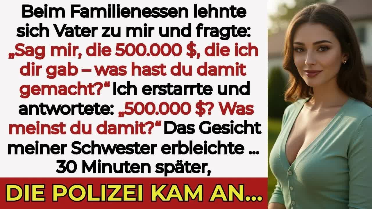 Meine Familie fragte mich „500 000 Dollar, wo sind sie“ — und ich erstarrte vor allen…