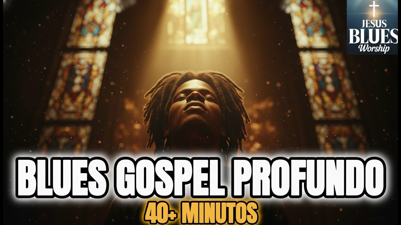 BLUES GOSPEL PROFUNDO ✝️ MIX 40 MINUTOS | Jesús & Blues Worship – ADORACIÓN, PAZ, VOZ CON ALMA 🎸🙏