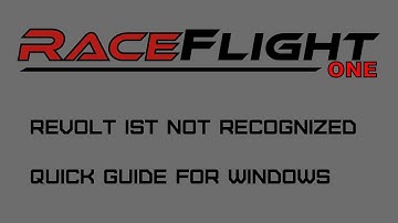 [ENG] Raceflight RF1 Driver Fix - What to do when the FC is not recognized
