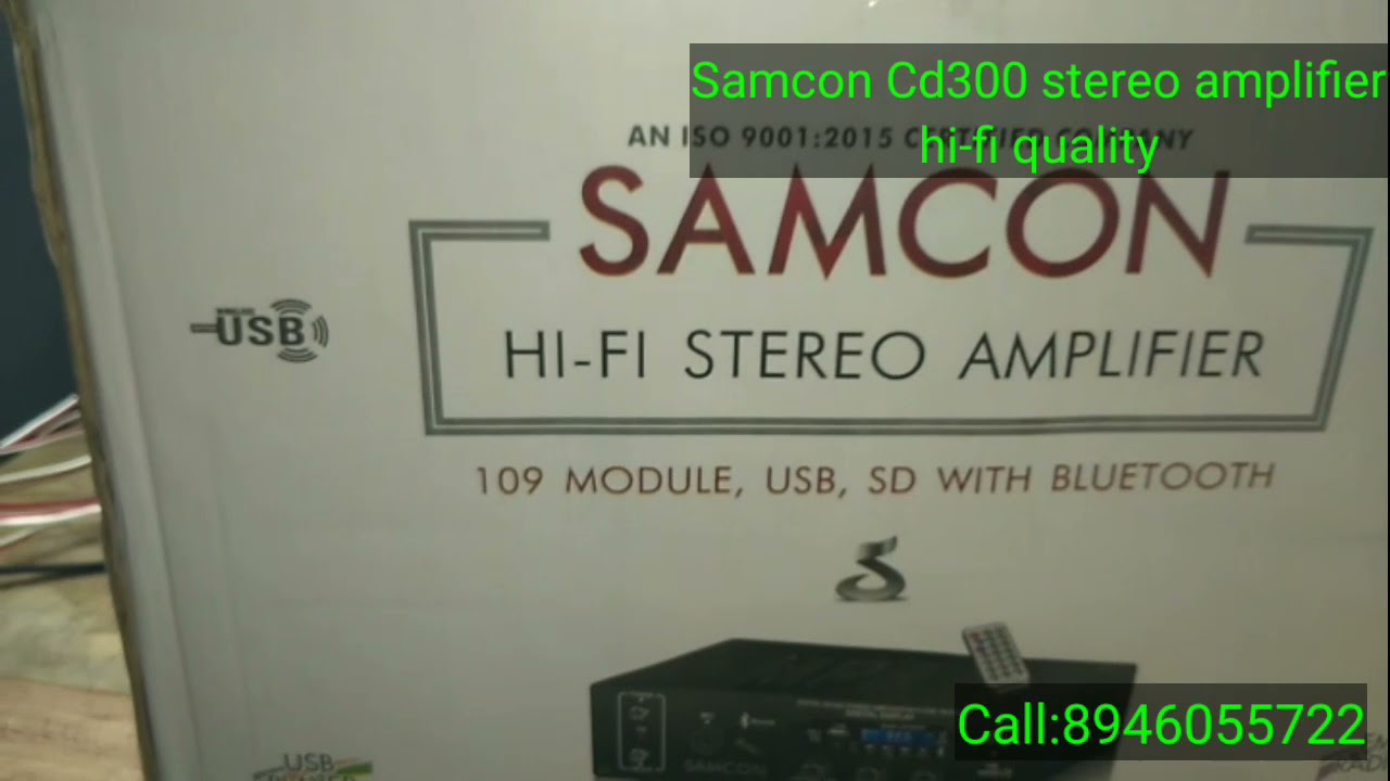 Samcon Cd300 stereo amplifierhi-fi 