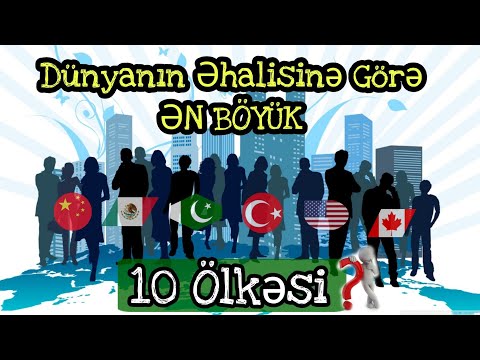 Ən Çox Əhalisi Olan Ölkələr / TOP 10