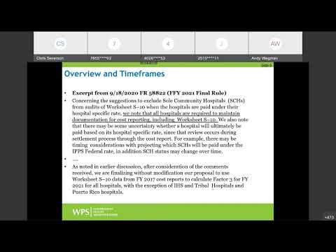 2/17/2022 WPS Provider S-10 Audit Webinar