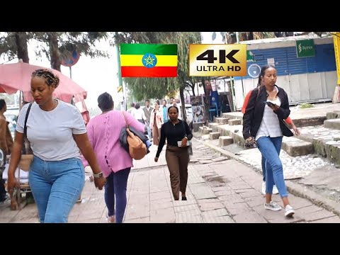 ቀውጢው ሰፈር ሳሪስ, 🇪🇹 Addis Ababa walking Tour 2024 , Ethiopia [4K] - YouTube