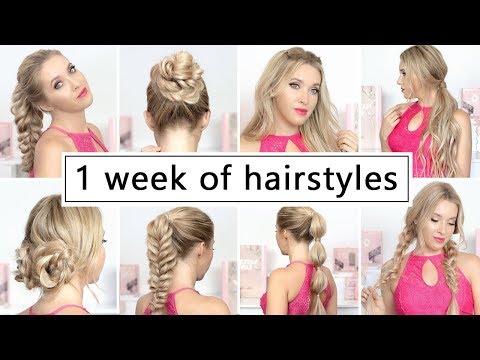 1 Week Of Hairstyles For New Year S Eve Party Holidays