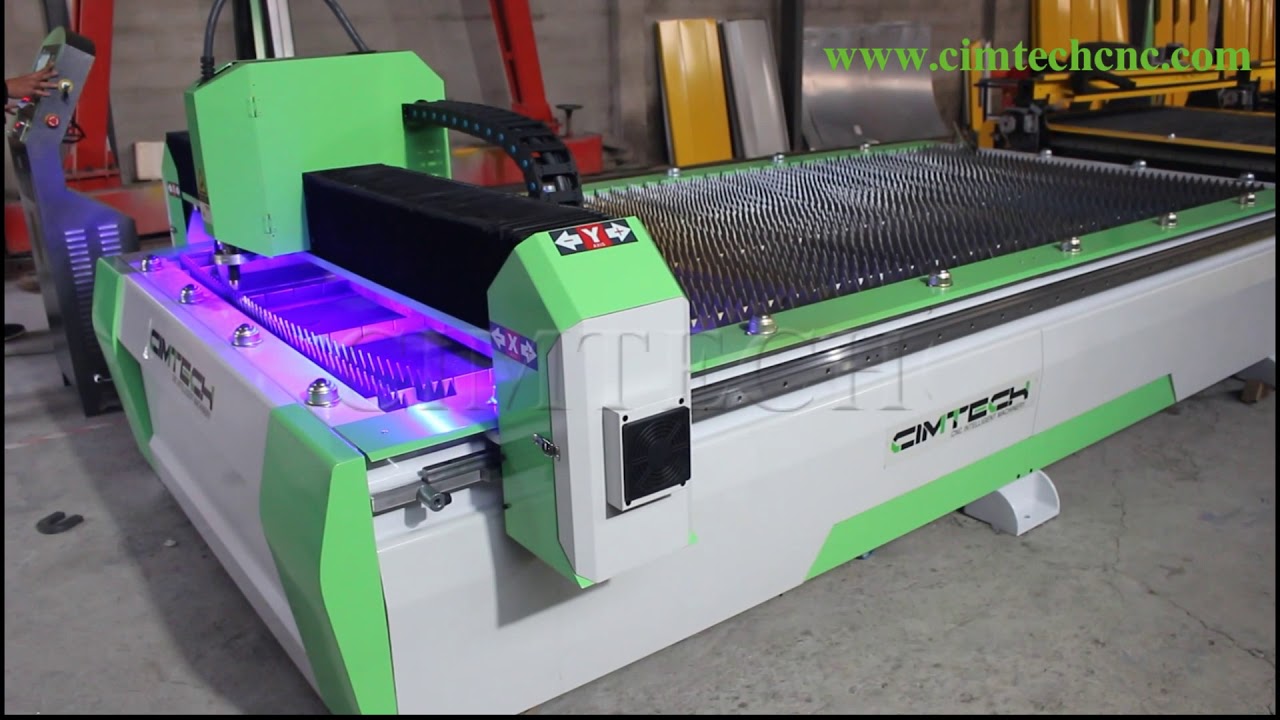 cnc plasma cutting machine for steel cutting test 85A Hypertherm power source