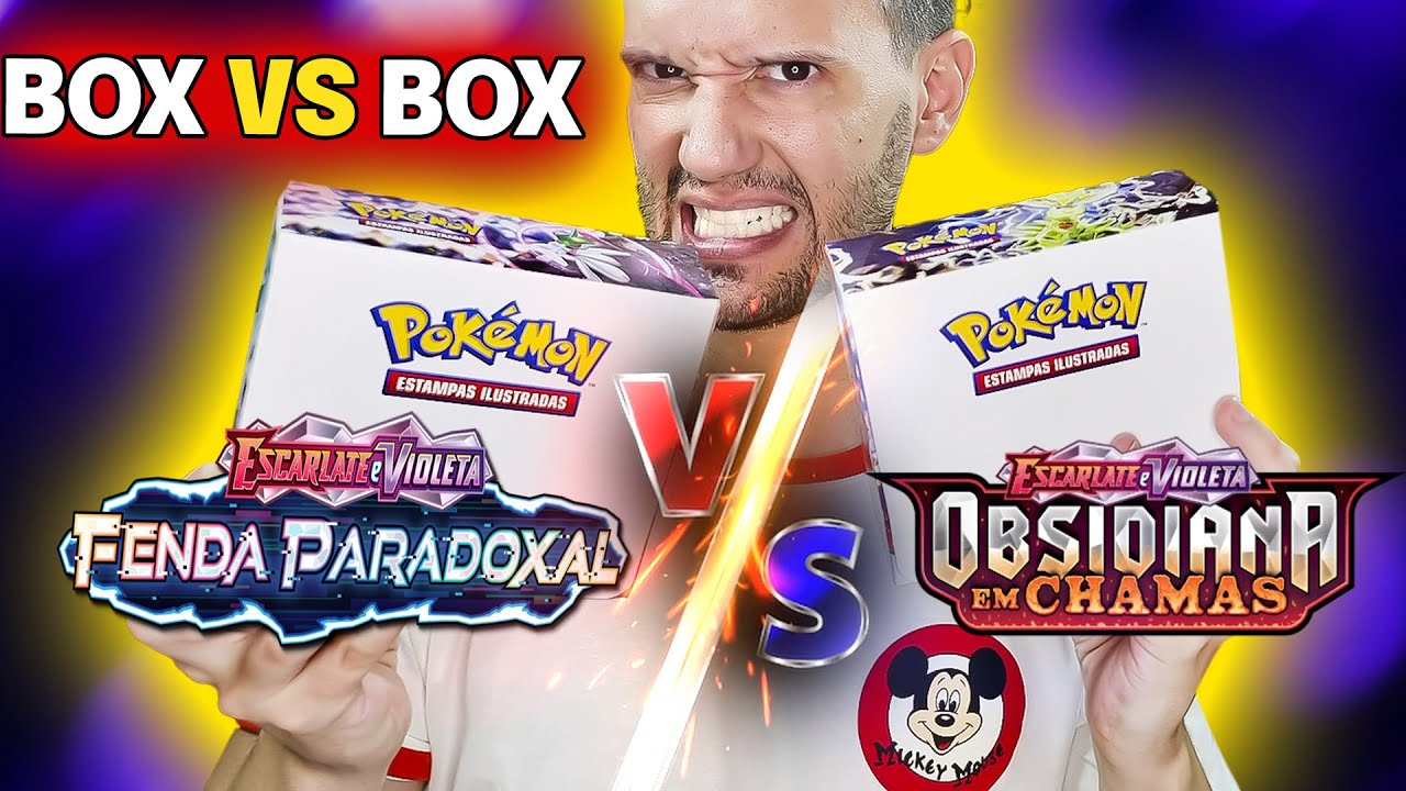 BOOSTER BOX VS BOOSTER BOX DE PACOTES POKEMON | CAPITÃO HUNTER CARTAS TCG