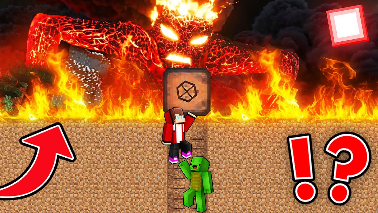 マインクラフト』巨大溶岩モンスター対ドゥームズデイ・バンカー（マイゼンとマイキーのゲーム