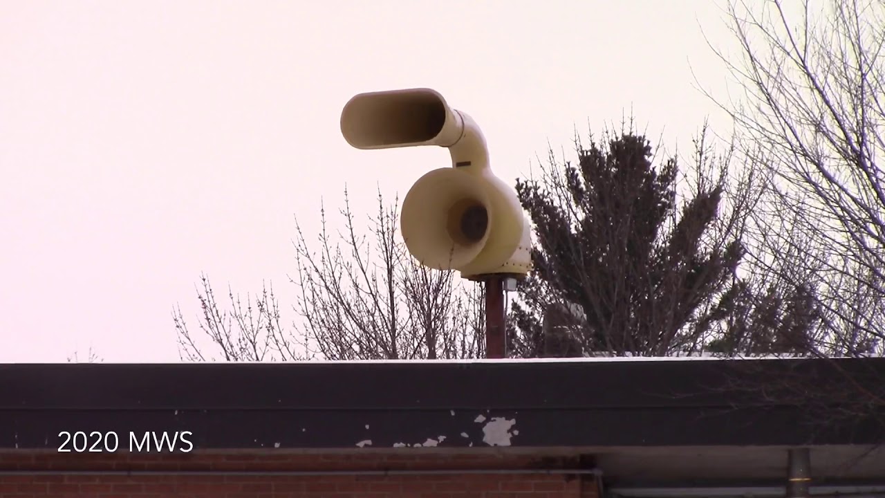 ACA Allertor siren test 8 Minute Alert Sandstone, Minnesota YouTube