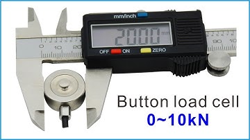 Button load cell compression force measurement 0-10KN