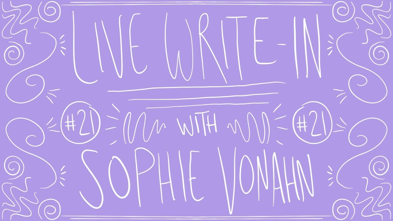 time to get writing! // live write-in #21