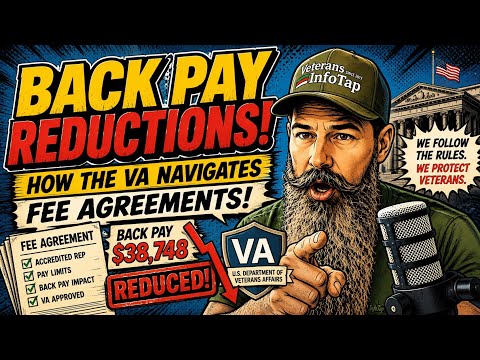 BACKPAY REDUCTION! HOW THE VA WORKS WITH PAYING 20% FOR PROFIT CLAIM AGENTS