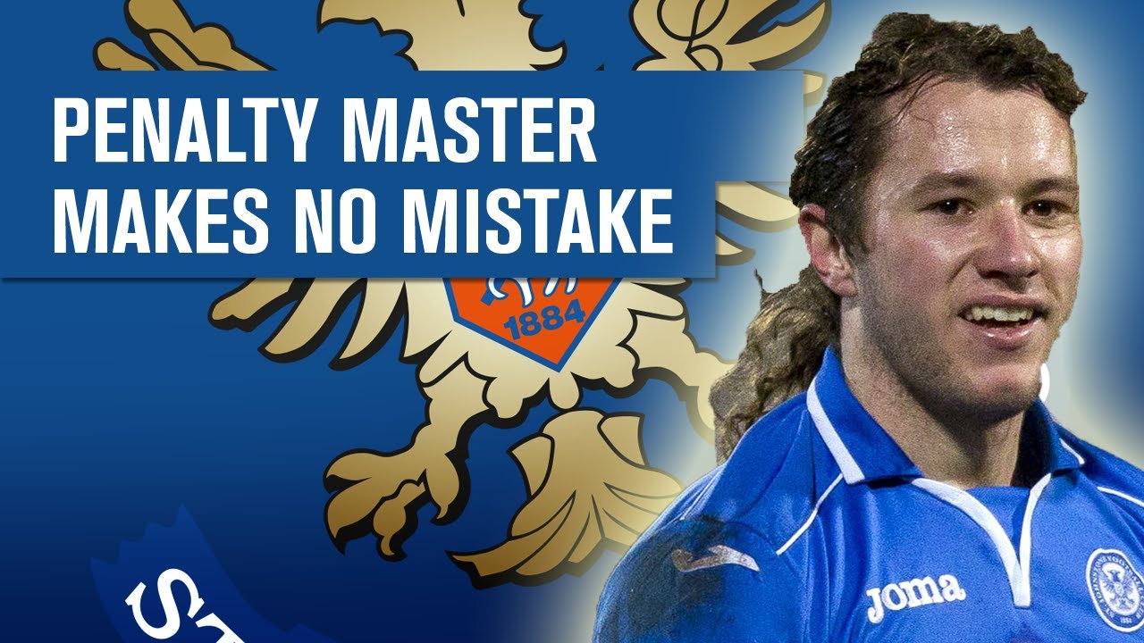 Penalty king Stevie May makes no mistake from the spot