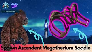 Ascendant and primitive Megatherium Saddle Spawn Command |Ark Survival Ascended