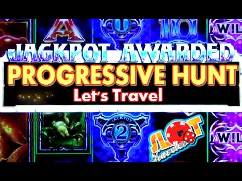 PROGRESSIVE JACKPOTS HUNT | Slot Traveling for CA$H!