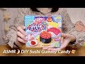 [Japanese ASMR] DIY Sushi Gummy Candy / Eating Sounds / Kracie Popin Cookin