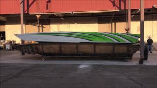 Advantage 29'X Flight being pulled from the mold