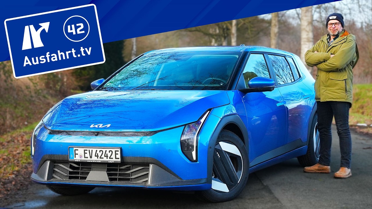 2026 Kia EV4 81,4 kWh Earth (CT1) - Kaufberatung, Test deutsch, Review, Fahrbericht Ausfahrt.tv