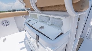 Sportsman Heritage 241 Center Console - Under Leaning Post Tackle Storage