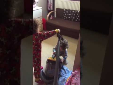 Kids Hoovering #home #work #hardwork #kids #fun