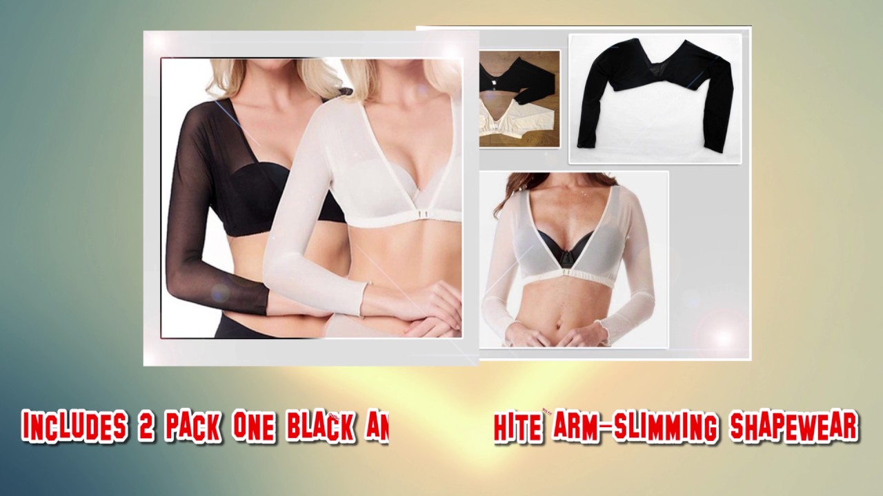 Women Shapewear Arms Slimming Long Sleeve YouTube