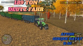 DEUTZ FAHR A 189 TON HAVUÇ YÜKLEDİK YER YERİNDEN OYNADI.FARMİNG SİMÜLATÖR 25 AFYON GERÇEK HAYAT #fyp