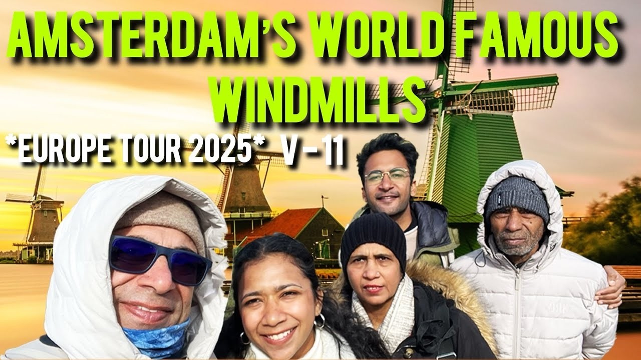 Amsterdam’s Famous Windmills 🇳🇱 | Diamond Direct Selling Lifestyle | Europe Travel Vlog