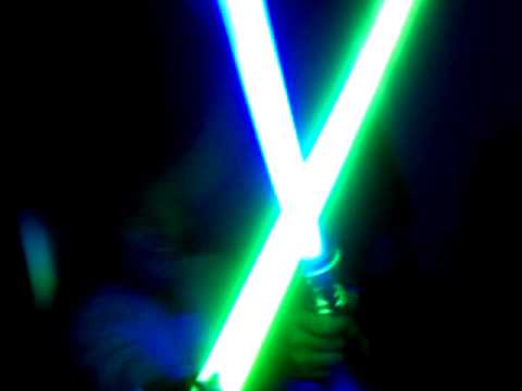 "Father And Son Paez Lightsaber Duel"