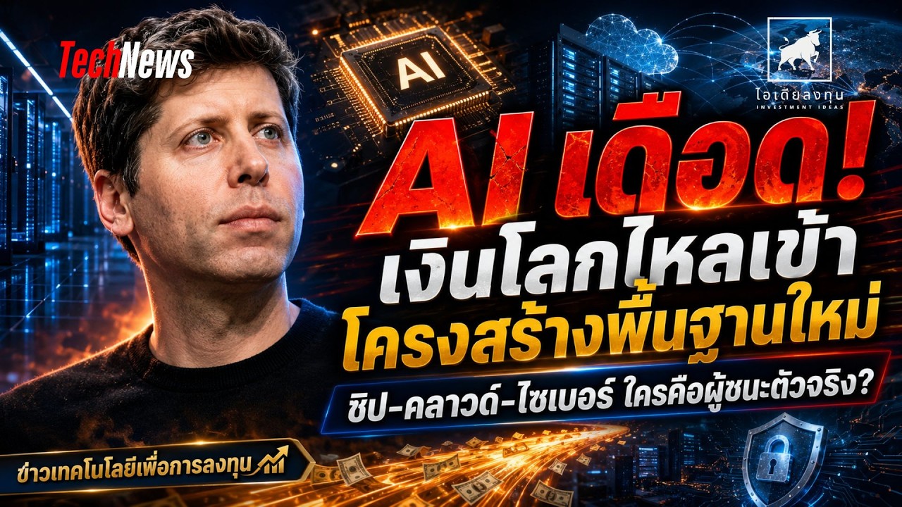 AI ไม่ใช่ของเล่นอีกต่อไป! เงินทุนโลกไหลเข้าชิป คลาวด์ ใครคือผู้ชนะตัวจริง? #ไอเดียลงทุน #เทคโนโลยี
