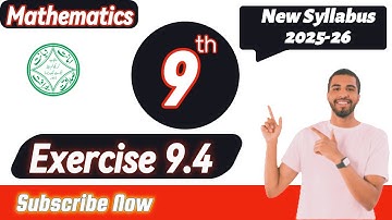 9th Math |Exercise 9.4| Solution |Chapter 9(Similar Figures)| NewBook2025|new syllabus