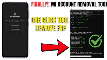 Redmi/Xiaomi Mi Account Remove Permanent 2024 | Remi/Poco Mi Account 100% Free FRP Bypass Tool ✅