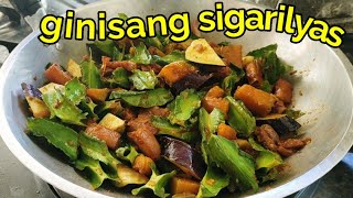 GINISANG SIGARILYAS WITH KALABASA AND PORK