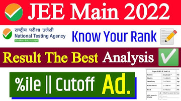 JEE Mains Result 2022 Analysis | | JEE Main 2022 Score Card  #jeemain2022